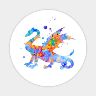 Dragon Watercolor Painting Magnet